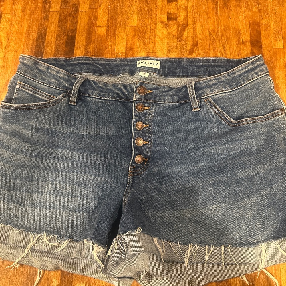 Ava & viv denim shorts